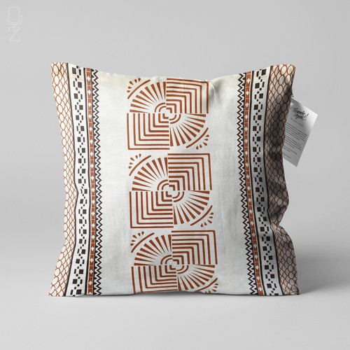 Ethnic pattern cushion cover - pattern,