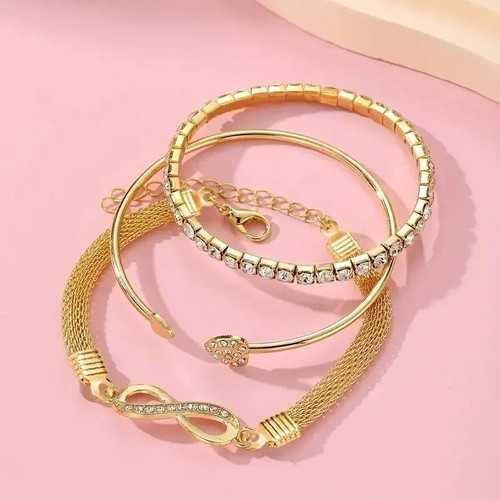 Silver ankle bracelet heart - ankle,