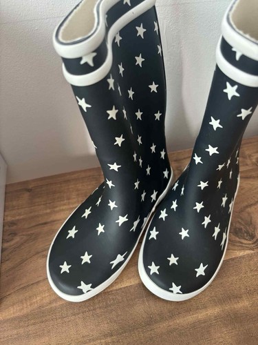 Aigle wellington boots navy - aigle,