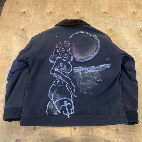 Navy deck jacket cold - navy,
