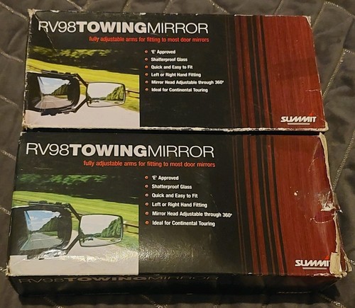 Caravan towing mirrors - mirrors, x2