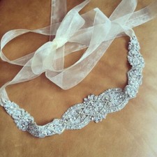 Handmade Wedding Belt  Bridal