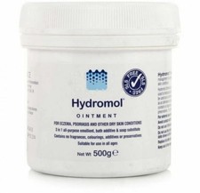 2x Hydromol Ointment 500g Emollient for Dry Skin, Eczema Psoriasis Relief