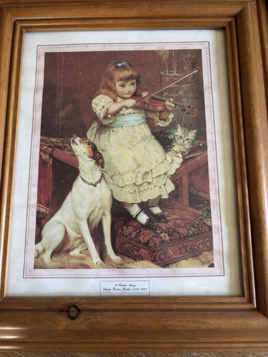Broken string framed art - a,