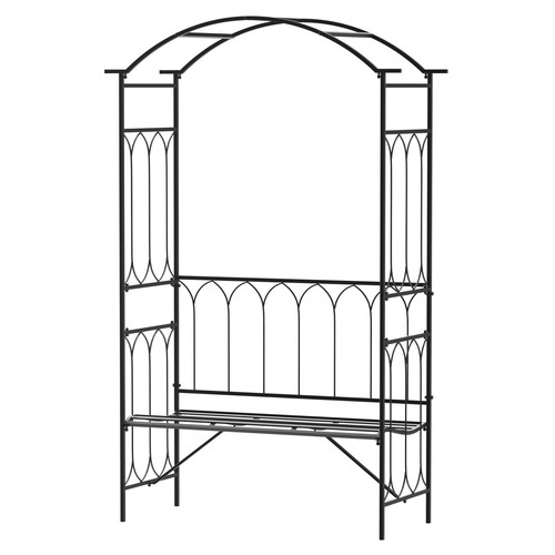 Garden arbour bench metal - bench,