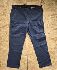 Mens Brühl Navy Blue Trousers W40 Regular