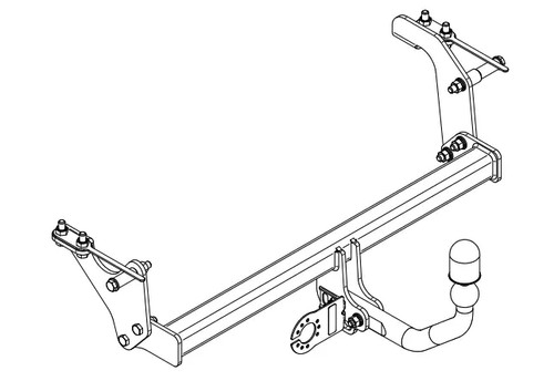 Swan neck tow bar for - for, suzuki