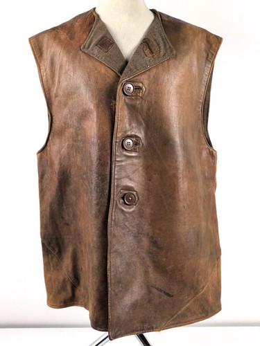 British wwii leather jerkin - british,