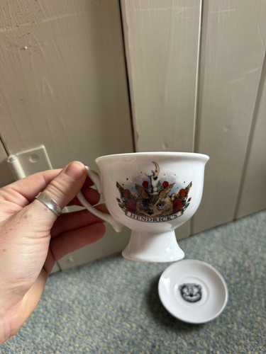 Hendricks gin tea cup - hendricks,