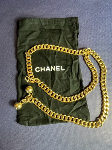Chanel rare vintage chain belt - chanel,