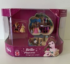Polly Pocket Disney Belle BEAUTY & The BEAST Compact Playset NEW NIB MOC