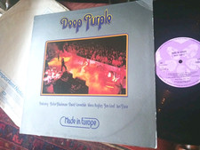 DEEP PURPLE  -   Made In Europe,    RARE ORIG 1976 UK 'PICTURE LABEL' LP / inner