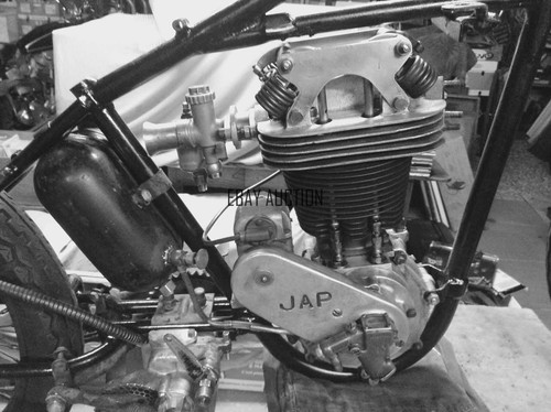 Jap motorcycle engine - motorcycle,