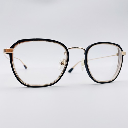 Police eyeglasses black - black, square