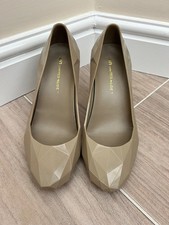 United Nude Ladies Nude Beige Rubber Stiletto Court Shoes Size UK 7 EU 40