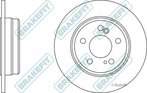 Brake discs pair solid - 2x, fits
