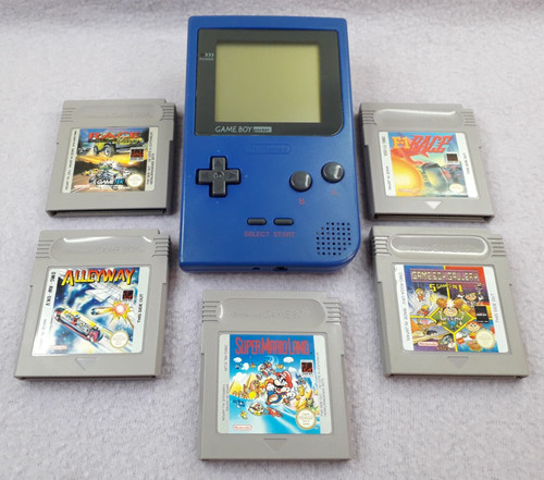Nintendo gameboy pocket blue - gameboy,
