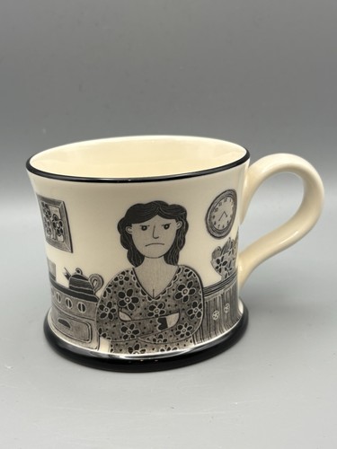 Moorland pottery ceramic - pottery, mug