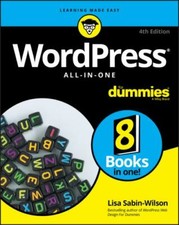 WordPress All-In-One For Dummies - Paperback By Sabin-Wilson, Lisa - GOOD