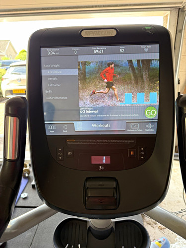 Precor upright exercise bike - upright,