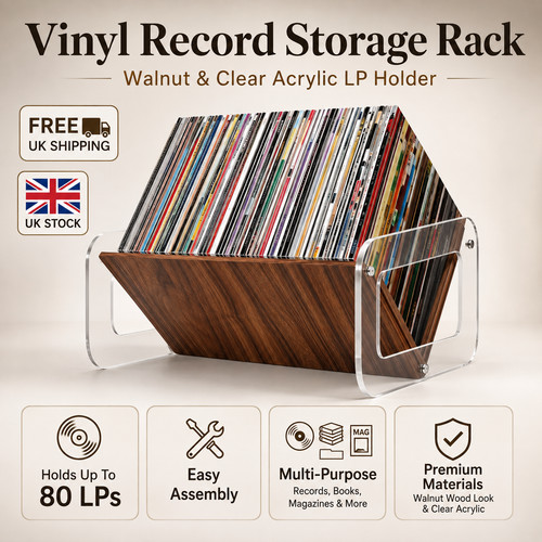 Vinyl record storage holder - storage,