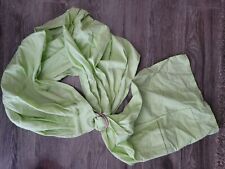 Adjustable ring sling baby carrier. Size medium. Spring Green color. 