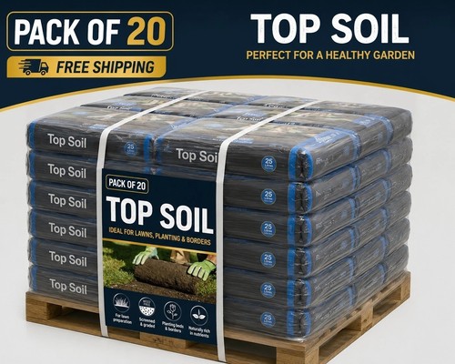 500l top soil bulk - 500l,