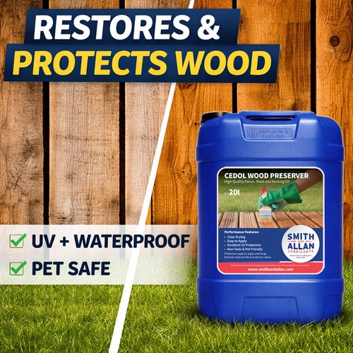 Fence treatment oil - treatment, wood