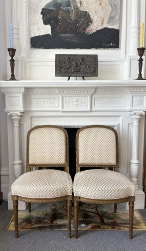 Antique louis xvi side chairs - louis,