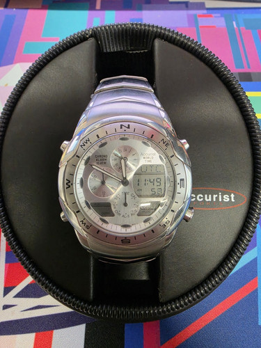 Accurist world time - accurist, mb086