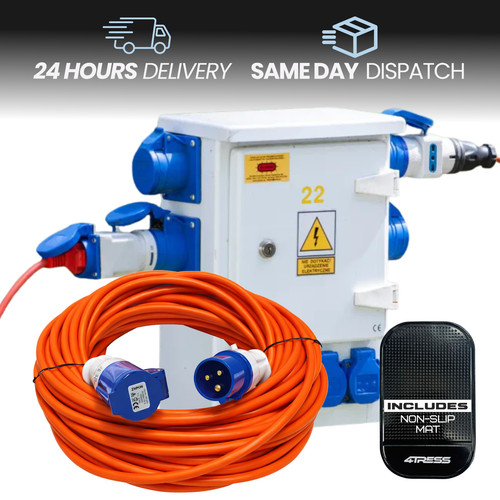Caravan power socket extension - caravan,