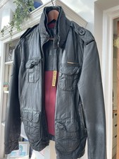 SUPERDRY Brad Black Leather