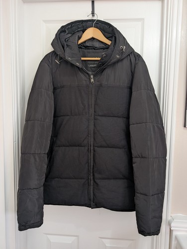 Zara mens black mixed material - mens,