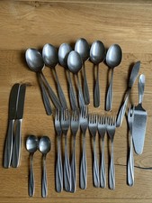 WMF 3900 Oslo Cromargan Cutlery Set 22 Pieces Made Before 1965 Often Used