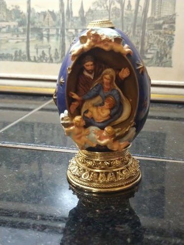 Vintage house faberge egg -  vintage,