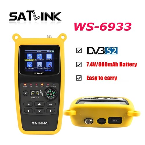 Satlink ws6933 lcd dvb - satlink, dvb-s2