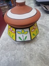 Clay Pot For Serving 5 Inch Wide 4 Length