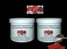 MOULDCRAFT HT-RTV 560 Shore A60 1kg HIGH TEMPERATURE SILICONE MOULD MAKING KIT