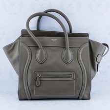 Celine Paris Taupe Grainy