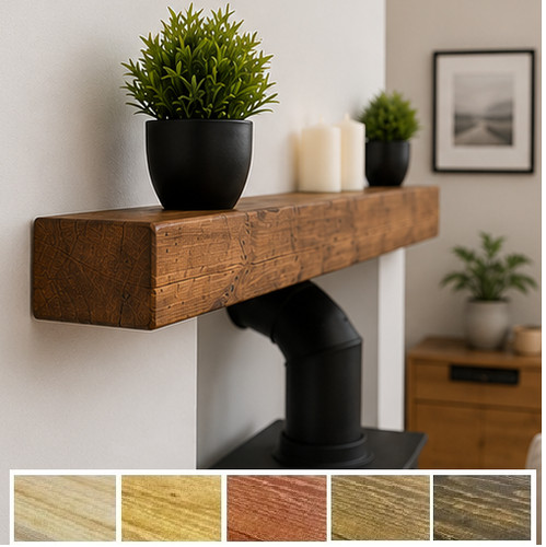 Mantel shelf beam fireplace - shelf,