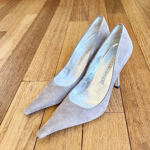 Pura lopez pale brown suede - lopez,