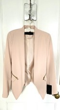 Zara Nude Pink Collarless