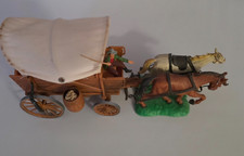 Elastolin 7cm - Beautiful Horse Carriage - Cowboys - H009-61