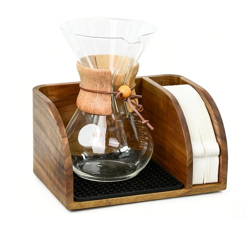 Acacia coffee caddy organizer - caddy,