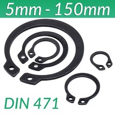 EXTERNAL CIRCLIPS RETAINING RING C SPRING CLIP METRIC 5mm - 150mm SNAP CIRCLIP