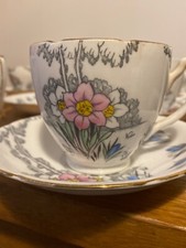 Melba fine bone china tea set 