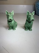 Vintage green glazed ceramic