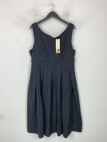 Lindy bop black midi fit - black, and