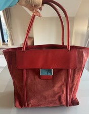 L K Bennett Red Leather And