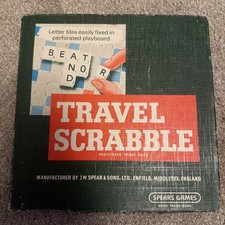 Travel Scrabble Spears Games